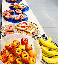 Br&ouml;tchen- und Kuchen-Buffet