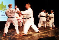 SKDM Karate - Erwachsene Kumite auf der Bühne